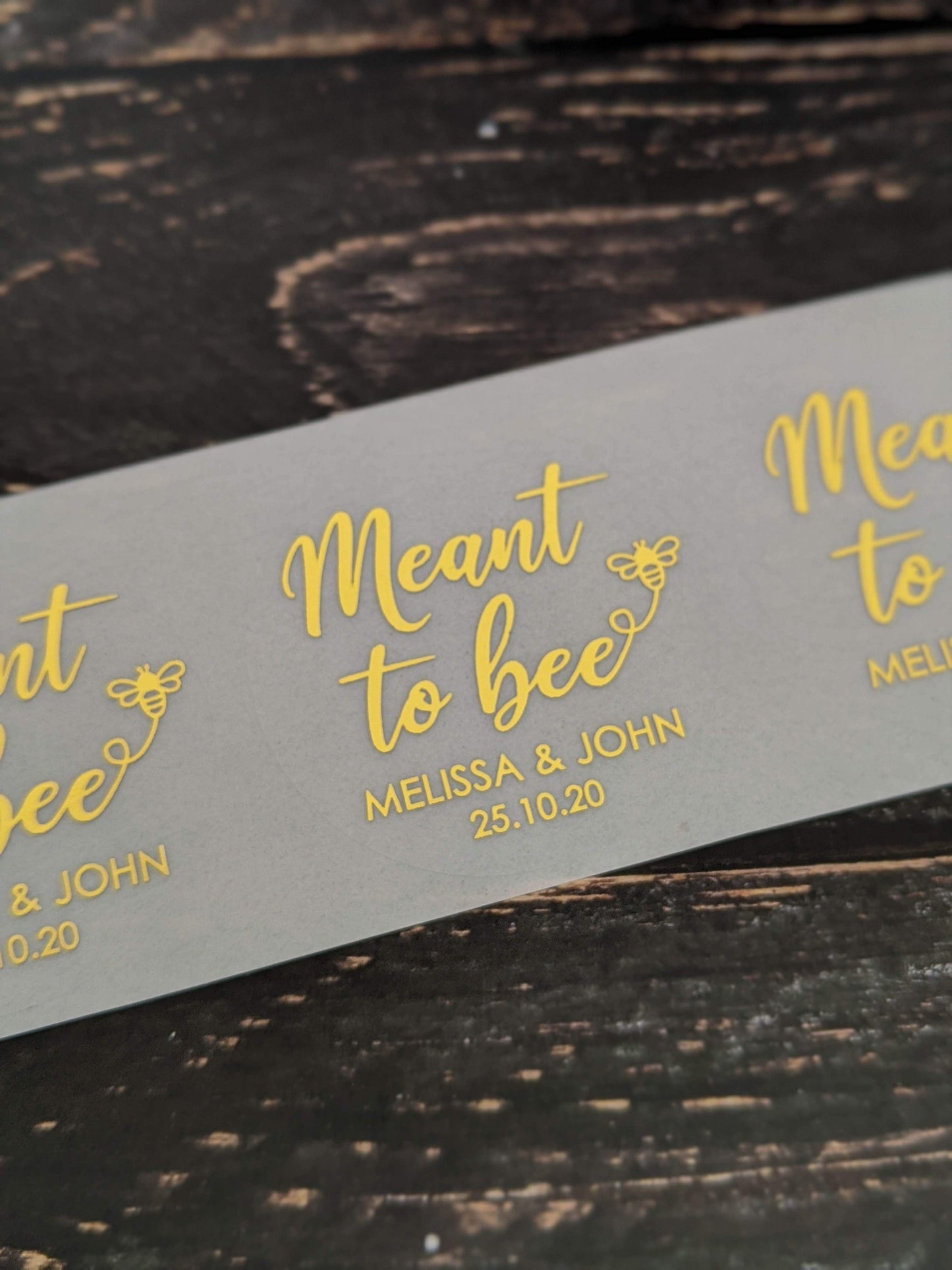 E&L Designs Meant To Bee Clear Foil Stickers
