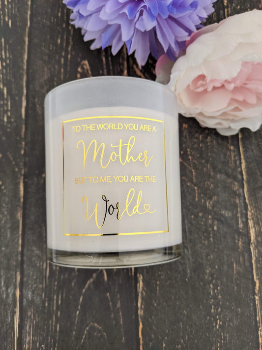 E&L Designs Mother's Day Clear Foiled Candle Stickers