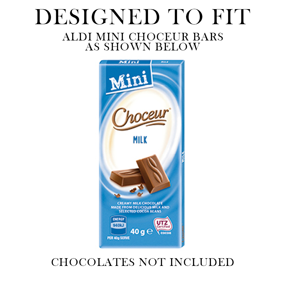 E&L Designs One Confetti Chocolate Wrappers, Set of 10