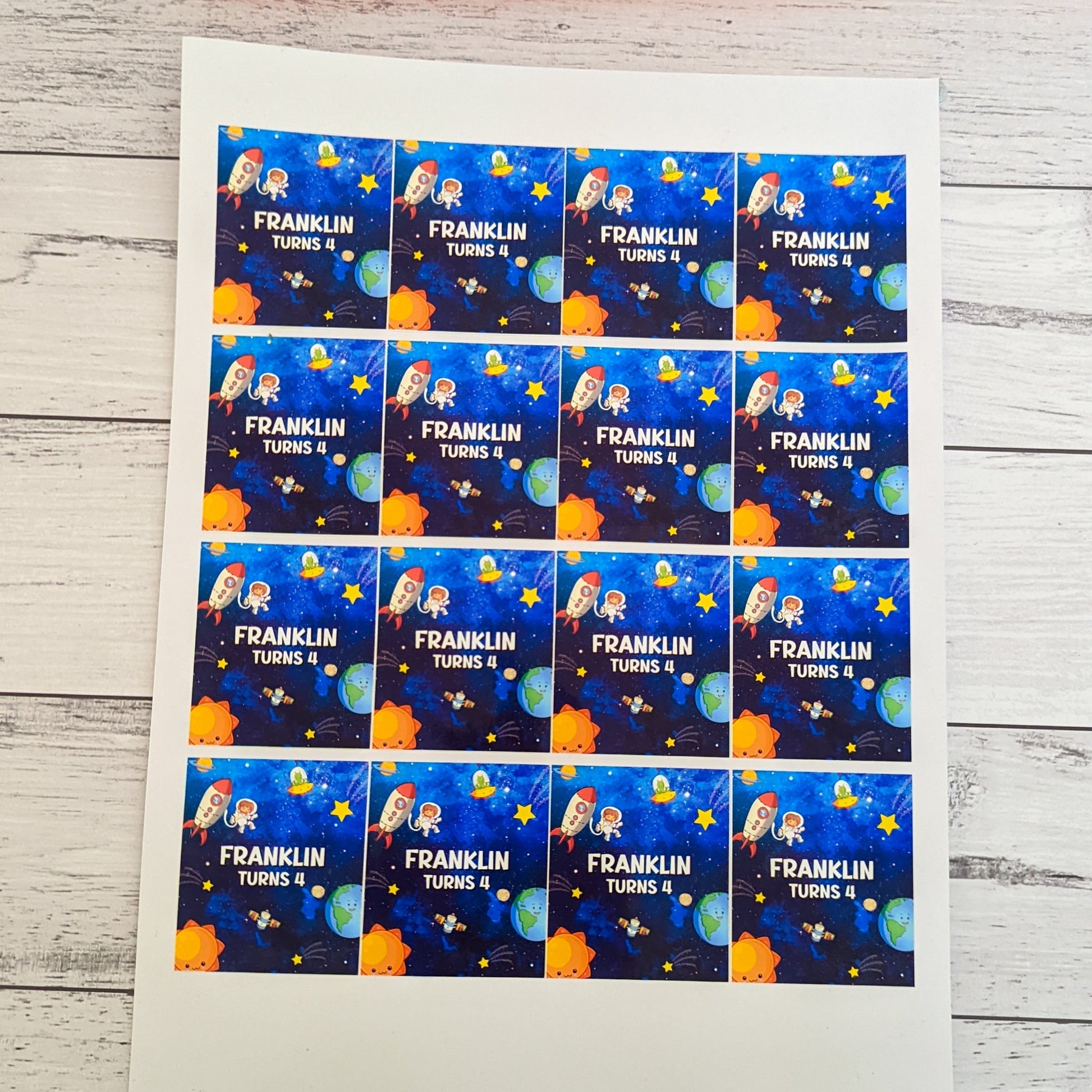 E&L Designs Out of this World Space Pop Top Stickers