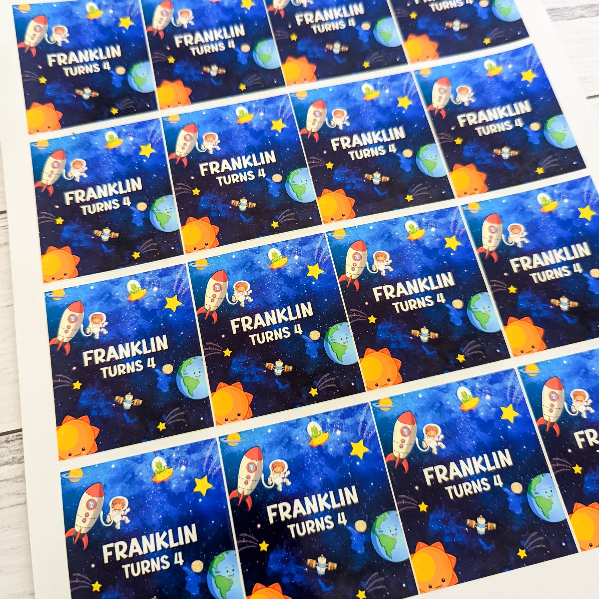 E&L Designs Out of this World Space Pop Top Stickers