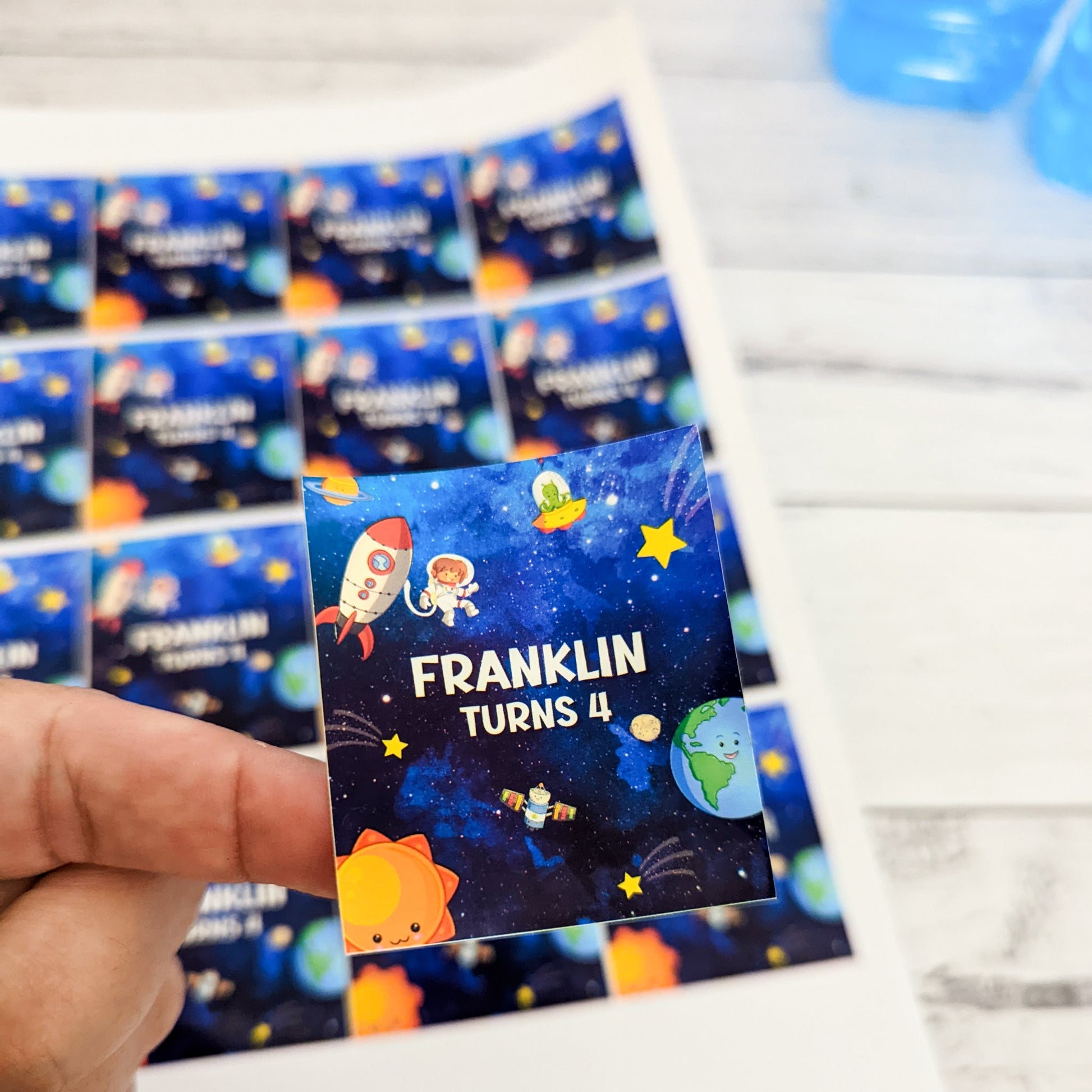 E&L Designs Out of this World Space Pop Top Stickers