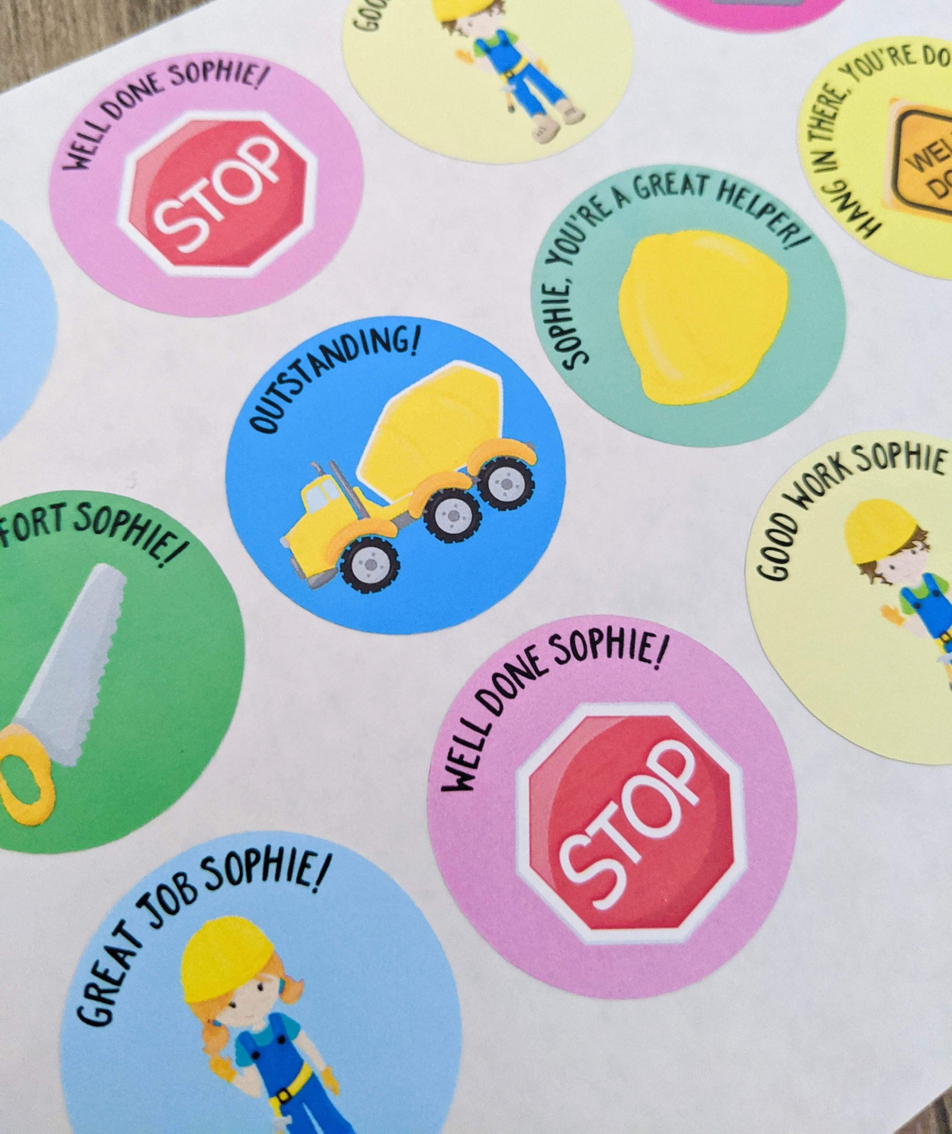 E&L Designs Personalised Homeschool Stickers