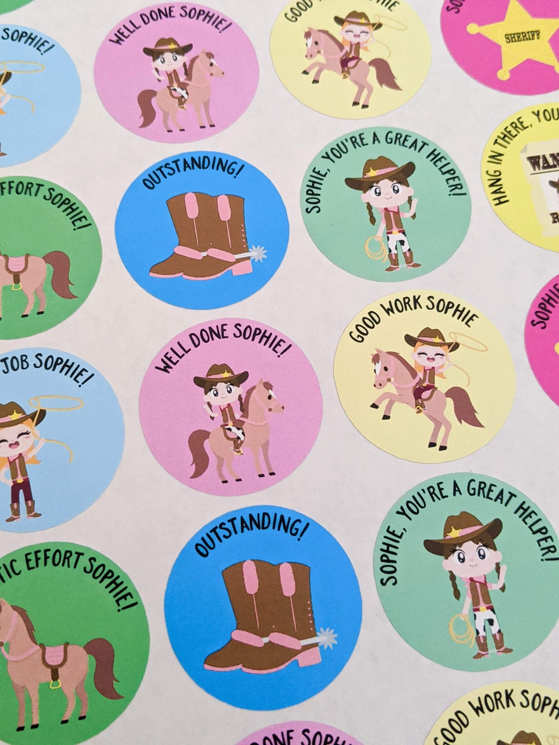 E&L Designs Personalised Homeschool Stickers