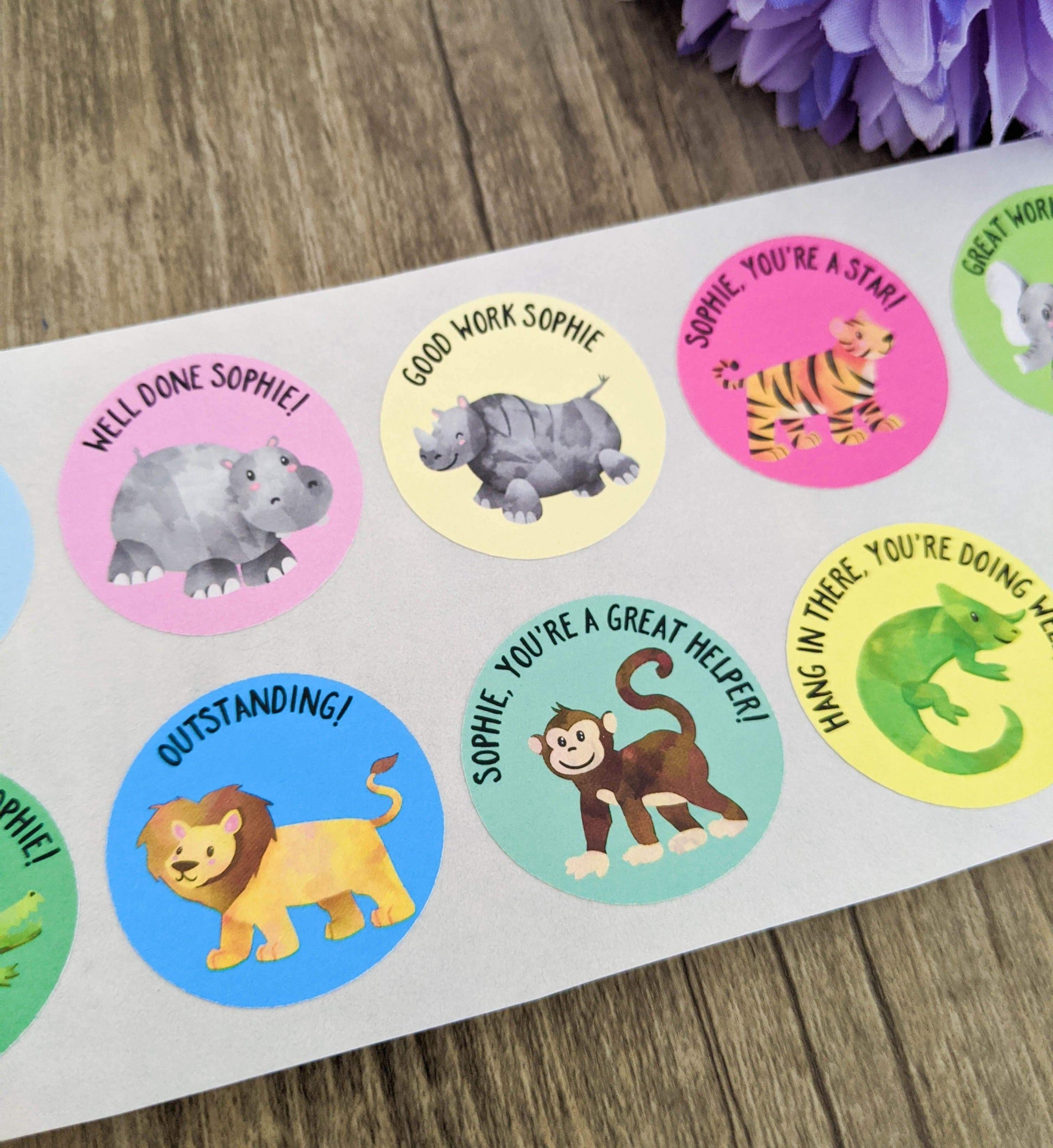 E&L Designs Personalised Homeschool Stickers