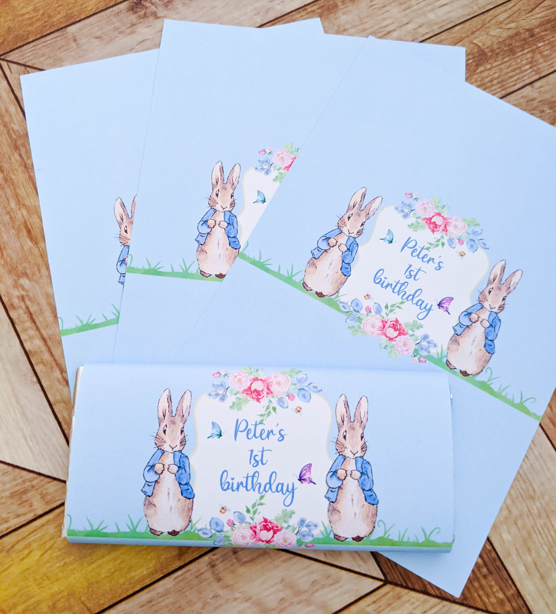 E&L Designs Peter Rabbit Chocolate Wrappers, Set of 10