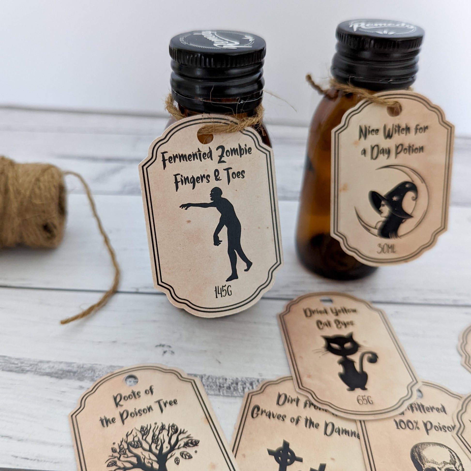 E&L Designs Potion Bottle Tags x12