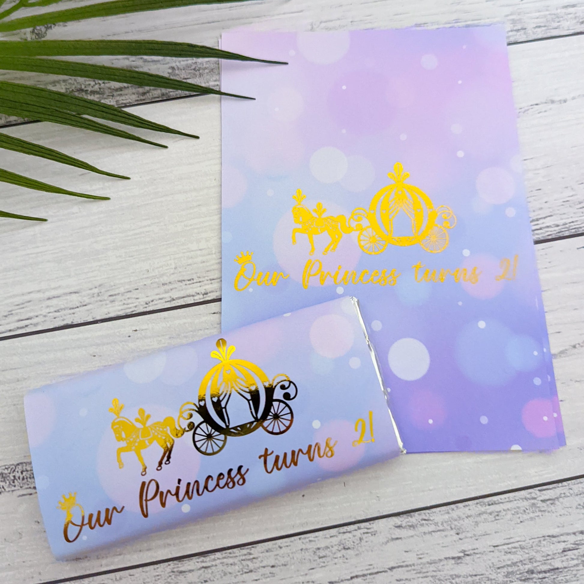 E&L Designs Princess Carriage Chocolate Wrappers, Set of 10