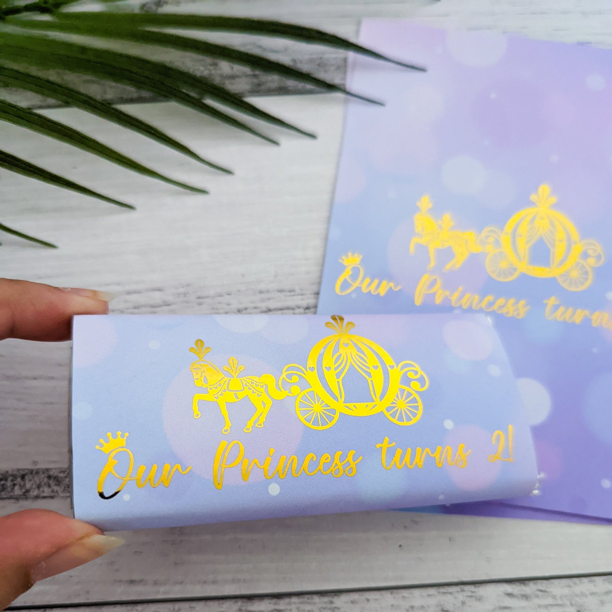 E&L Designs Princess Carriage Chocolate Wrappers, Set of 10
