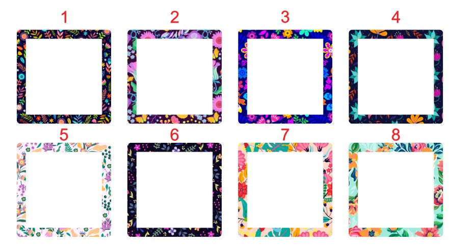 E&L Designs Printed Mother's Day Stickers, Square