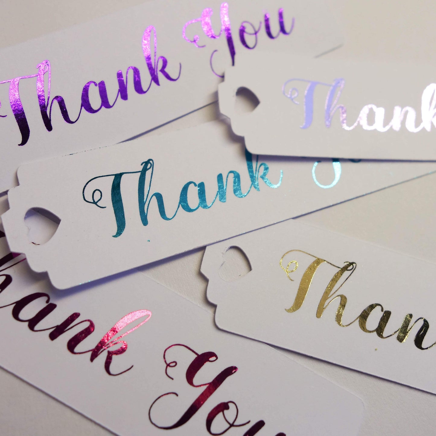 E&L Designs Thank You Long Swing Tags - Pack of 24 Tags
