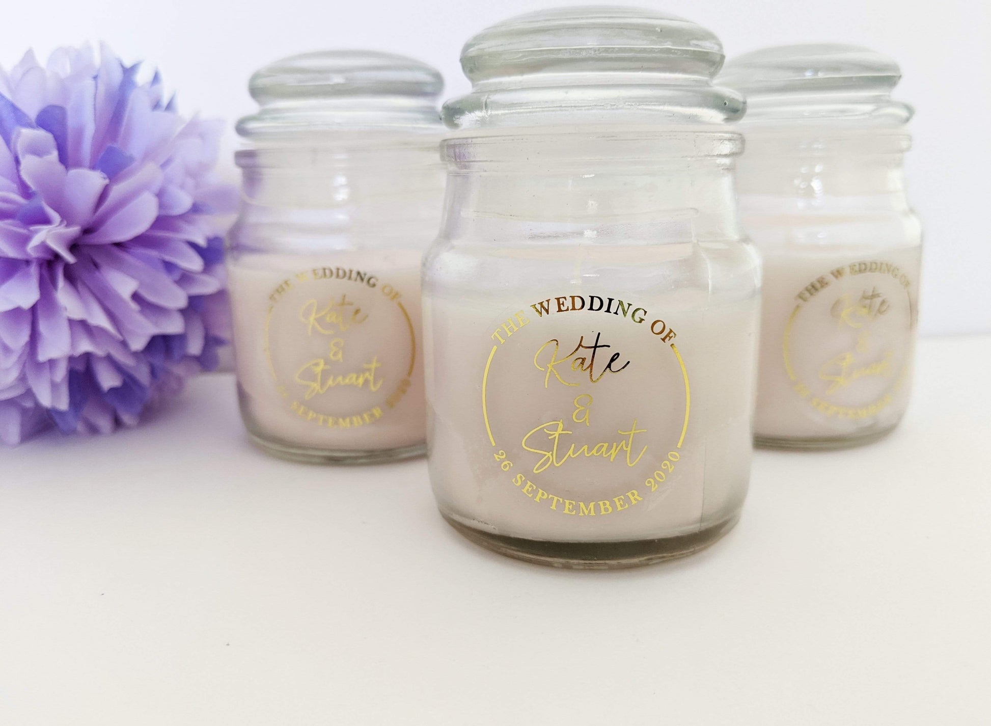 E&L Designs The Wedding of Clear Foil Stickers