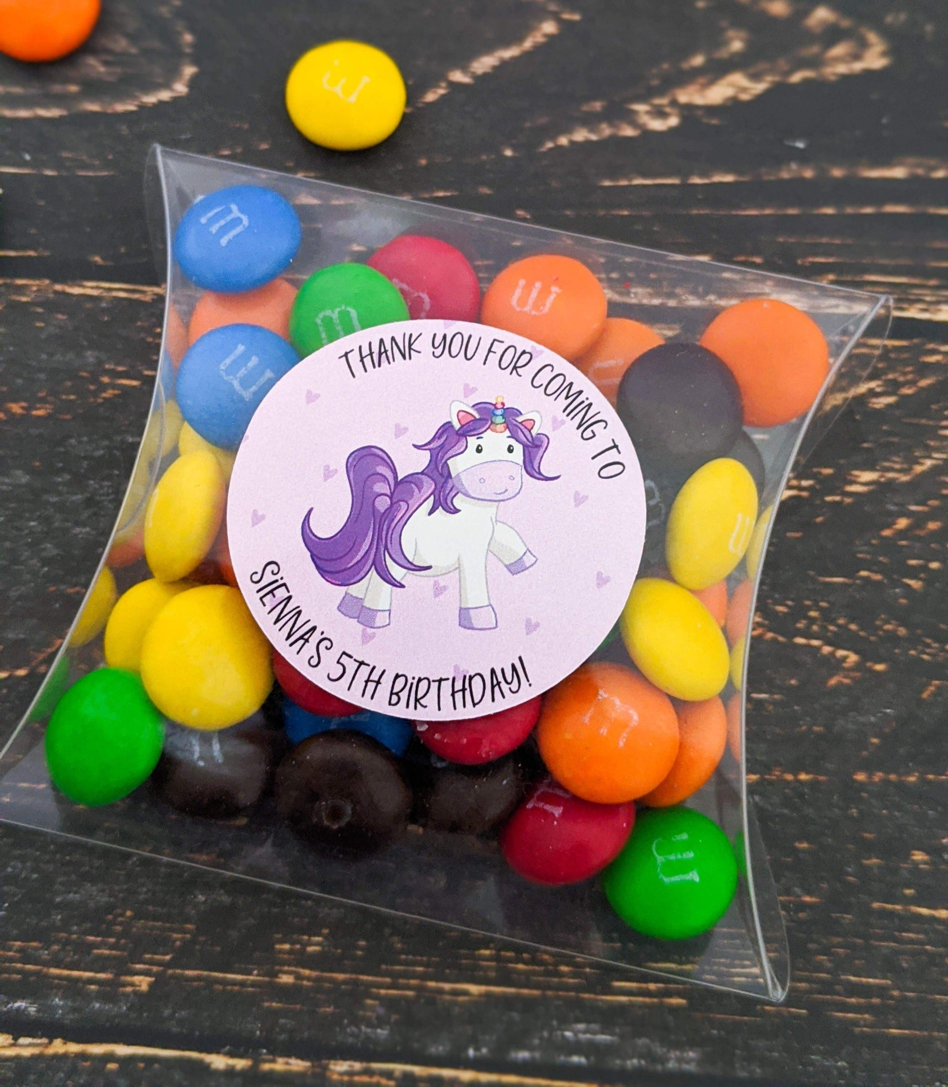 E&L Designs Unicorn Party Stickers