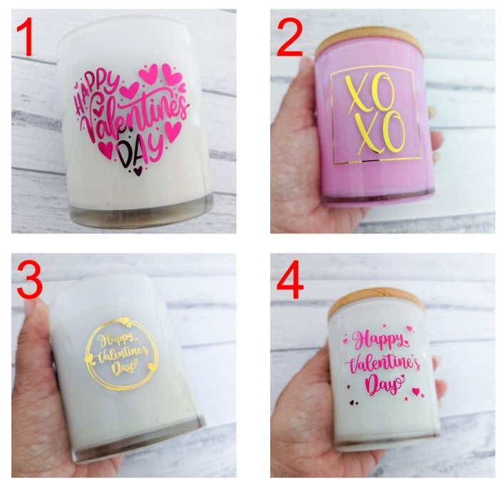 E&L Designs Valentine's Day Candle Stickers