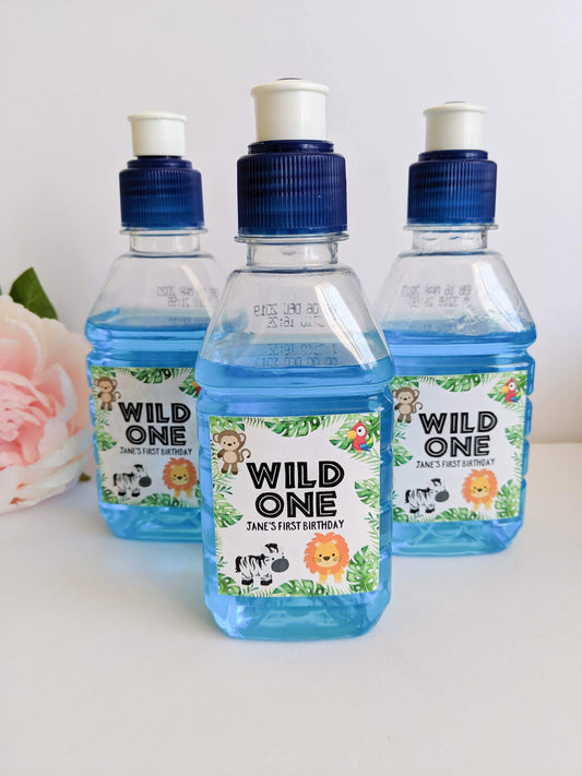 E&L Designs Wild One Jungle Pop Top Labels